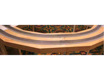 (6-37153) LCCA/Lionel FasTrack Modular Railroad - Large Reversable  Curve Section